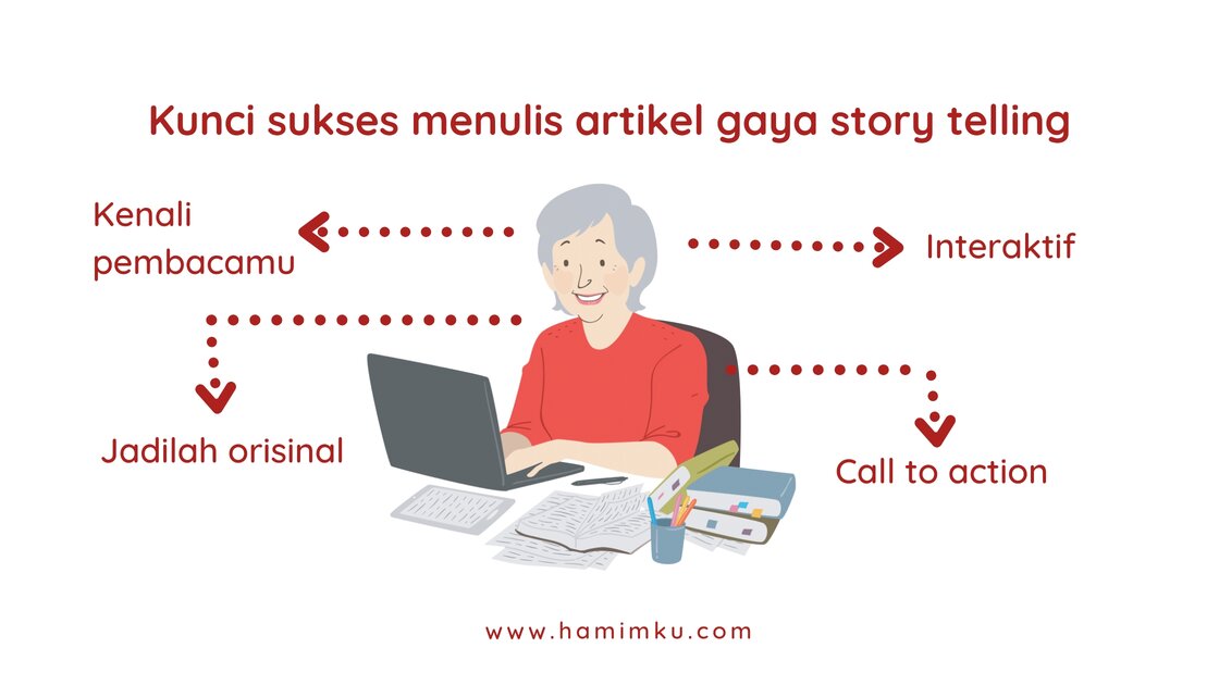 Kunci sukses menulis artikel gaya story telling