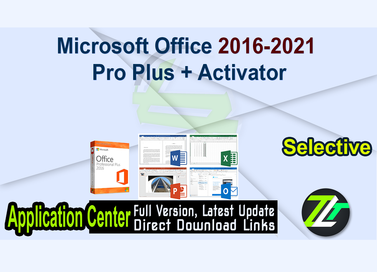 Microsoft Office 2021/2019/2016 Pro Plus + Activator