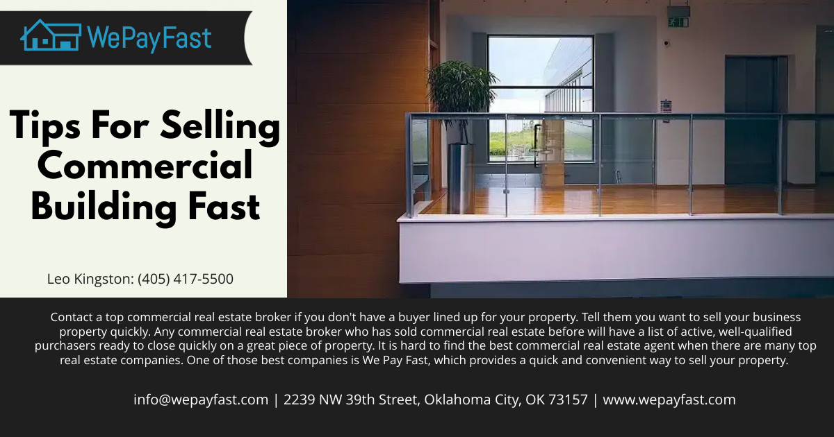 Selling A Commercial Building Fast