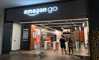 A check-free  Amazon Go store