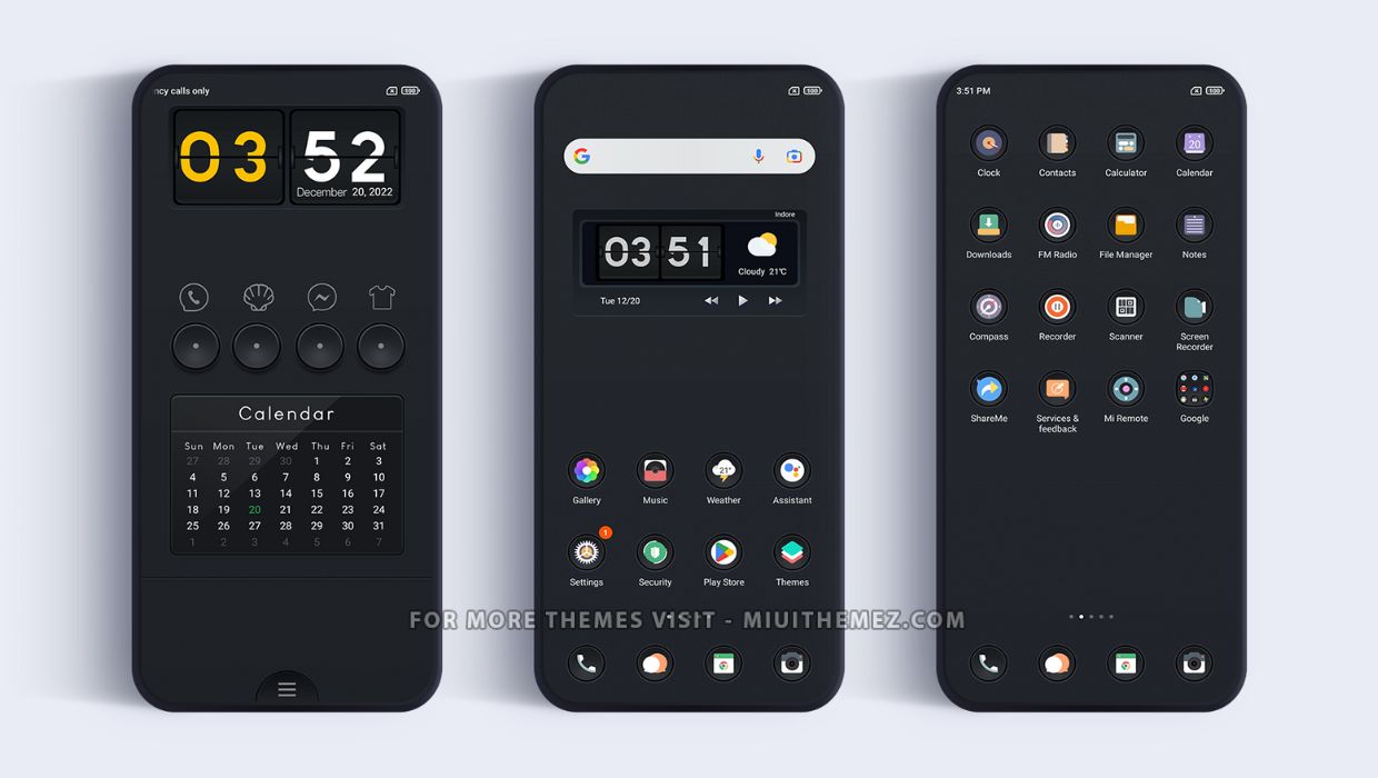 Mimicry Black MIUI Theme