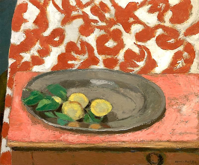 Henri Matisse (1869-1954) Citrons sur une assiette en étain, 1926 (retravaillé en 1929). Huile sur toile, 55.6 x 67.1 cm Art Institute of Chicago