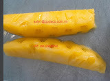 1/4 Lengthwise Cut & Peeled Pineapple portion - Khóm gọt vỏ cắt dọc 1/4