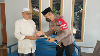 Saweu Ulama, Kapolres Lhokseumawe  Bersilaturahmi ke Kediaman Ayah Blang Panyang