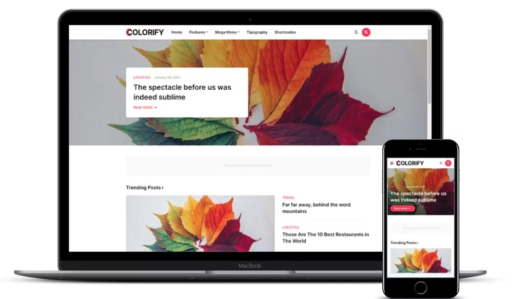 Colorify - Creative Blogger Template