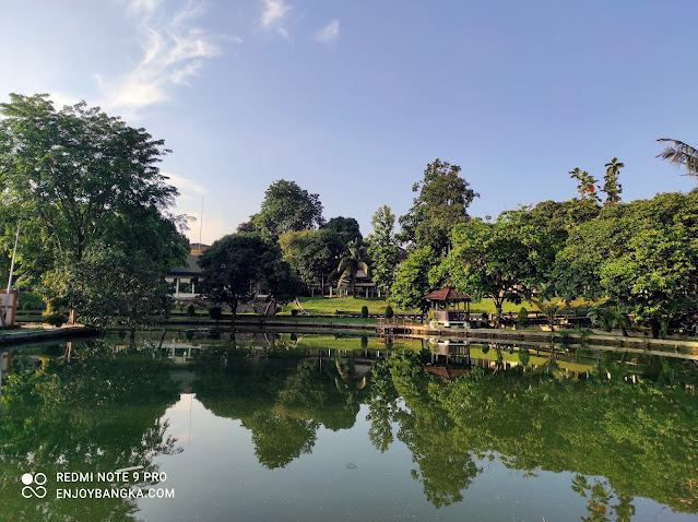 Foto Embung di Pusdiklat Kemdikbud