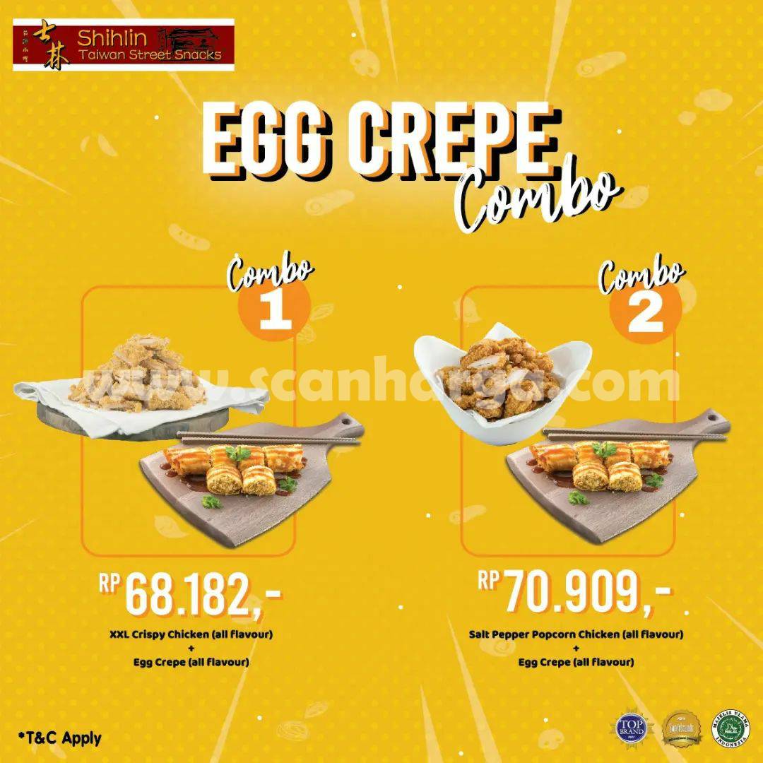 Promo SHIHLIN Harga Spesial Paket COMBO Egg Crepe