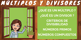 Múltiplos y divisores