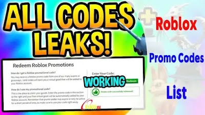 roblox promo code redeem
