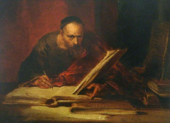 Cattermole, George; The Scribe