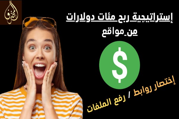 الطرق الإستراتيجية لربح مئات دولارات من خلال مواقع رفع الملفات و مواقع إختصار الروابط