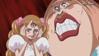 ワンピースアニメ WCI編 847話 シフォン | ONE PIECE ホールケーキアイランド編