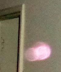 speeding pink orb