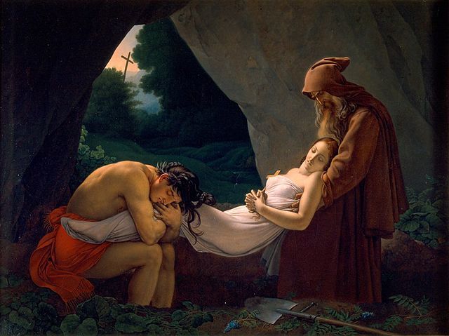 Atala en la tumba (1808), Anne Louis Girodet