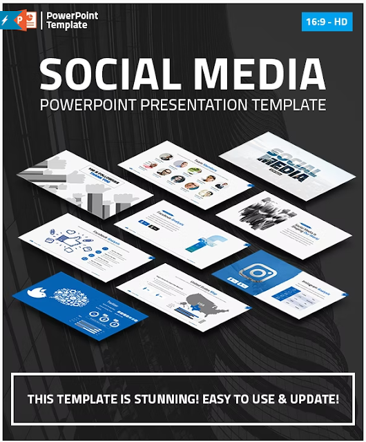 (Free PowerPoint Templates) Social Media Marketing PPT Pitch Deck