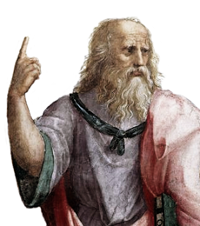 Raffaello'nun çizimi ile Platon