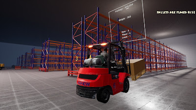 Warehouse Simulator: Forklift Driver game screenshot