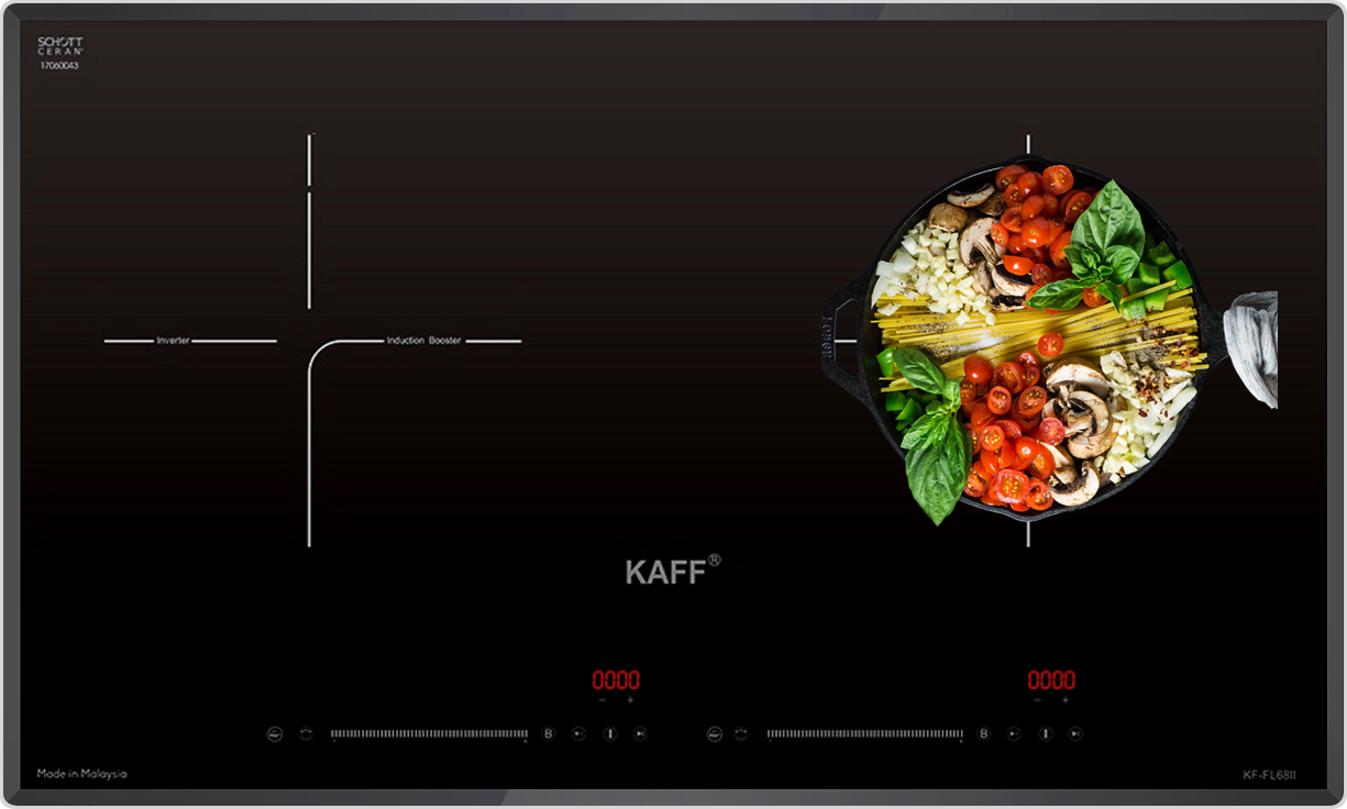 Bếp từ Kaff KF-FL68II trang bị nhiều tiện ích hữu dụng giúp việc nấu ăn trở lên nhanh chóng và dễ dàng hơn.