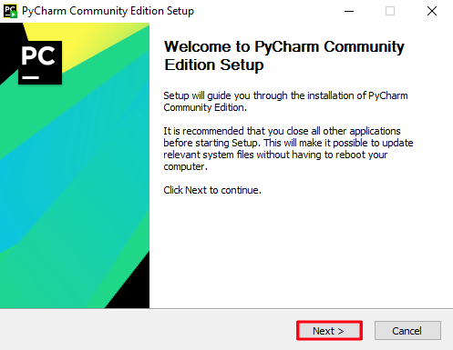 PyCharm download and installation tutorial for Windows 10