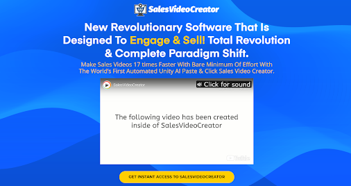 Sales Video Creator Review Presentation