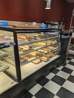 donut counter at Shaughnessy's in Sibley