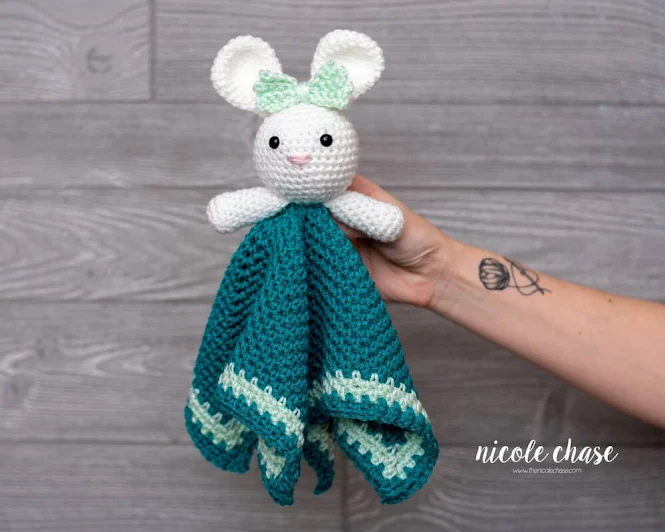 Hug me Bunny Lovey Crochet Pattern