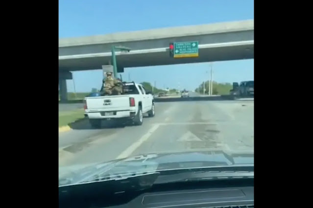 El C. del Noreste es captado  patrullando en las calles de N, Laredo a plena luz del día como si nada