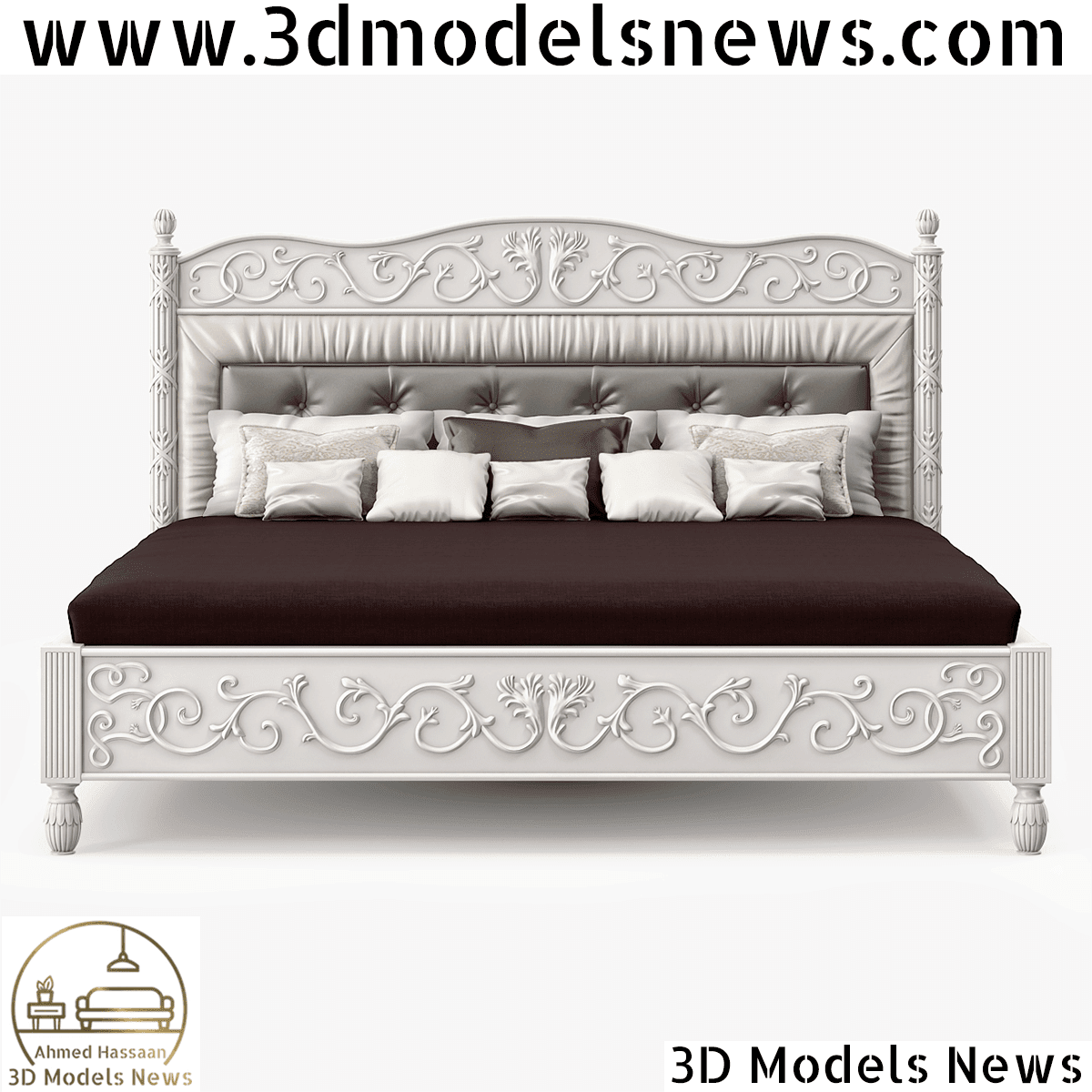 Andrea Vanfani Classic Style Bed Model 2