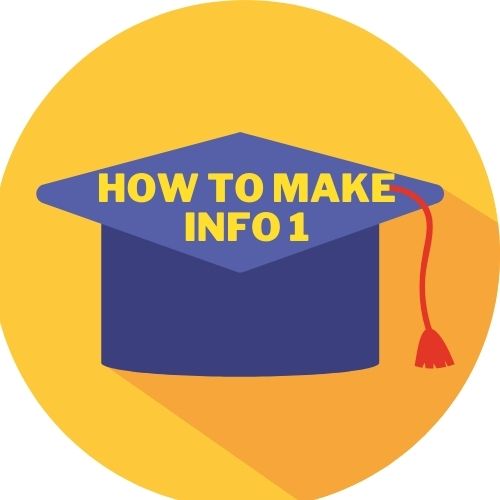 how to make info 1