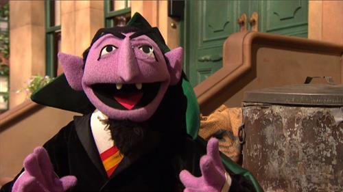 Sesame Street Characters Count von Count