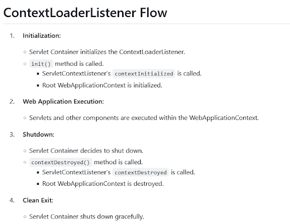 What is the ContextLoaderListener in Spring MVC? What does it do?