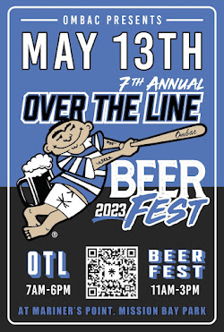 Promo code SDVILLE saves $15 per ticket to the Over the Line Beer Fest on May 13!