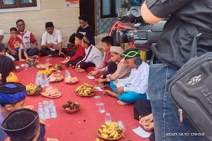 HUT ke-1, Media Online Liputan86.com Gelar Santunan Anak Yatim serta Gelar Doa Bersama