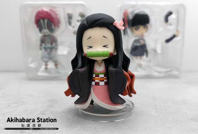 Review de los Figuarts Mini Akaza, Mini Nezuko y Kanao de Kimetsu no Yaiba - Tamashii Nations