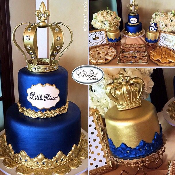 crown birthday cake