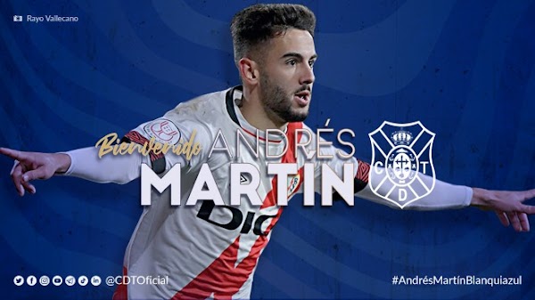 Oficial: Tenerife, llega cedido Andrés Martín