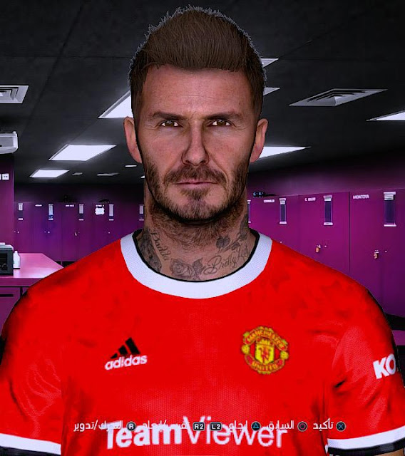 David Beckham Face For PES 2017