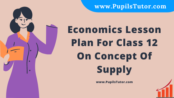 Free Download PDF Of Economics Lesson Plan For Class 12 On Concept Of Supply Topic For B.Ed 1st 2nd Year/Sem, DELED, BTC, M.Ed On Macro Teaching  In English. - www.pupilstutor.com