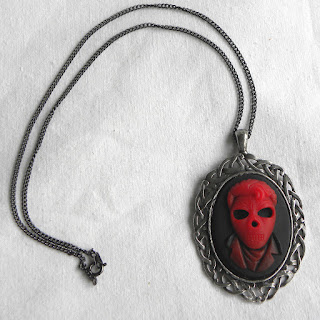 Rocking dead man necklace by Gothic White Witch