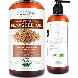 Velona USDA Certified Organic Flaxseed Oil