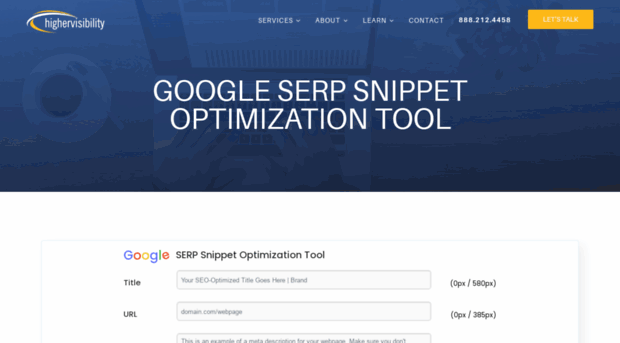 Other Tools-Google SERP Snippet Optimization Tool