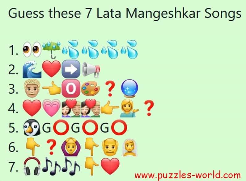 Guess these 7 Lata Mangeshkar Songs