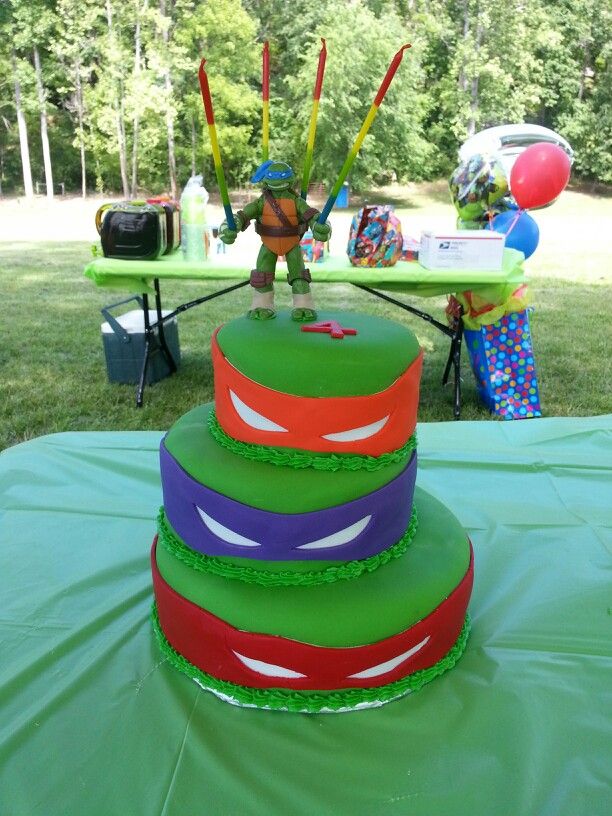 tmnt birthday cakes ideas