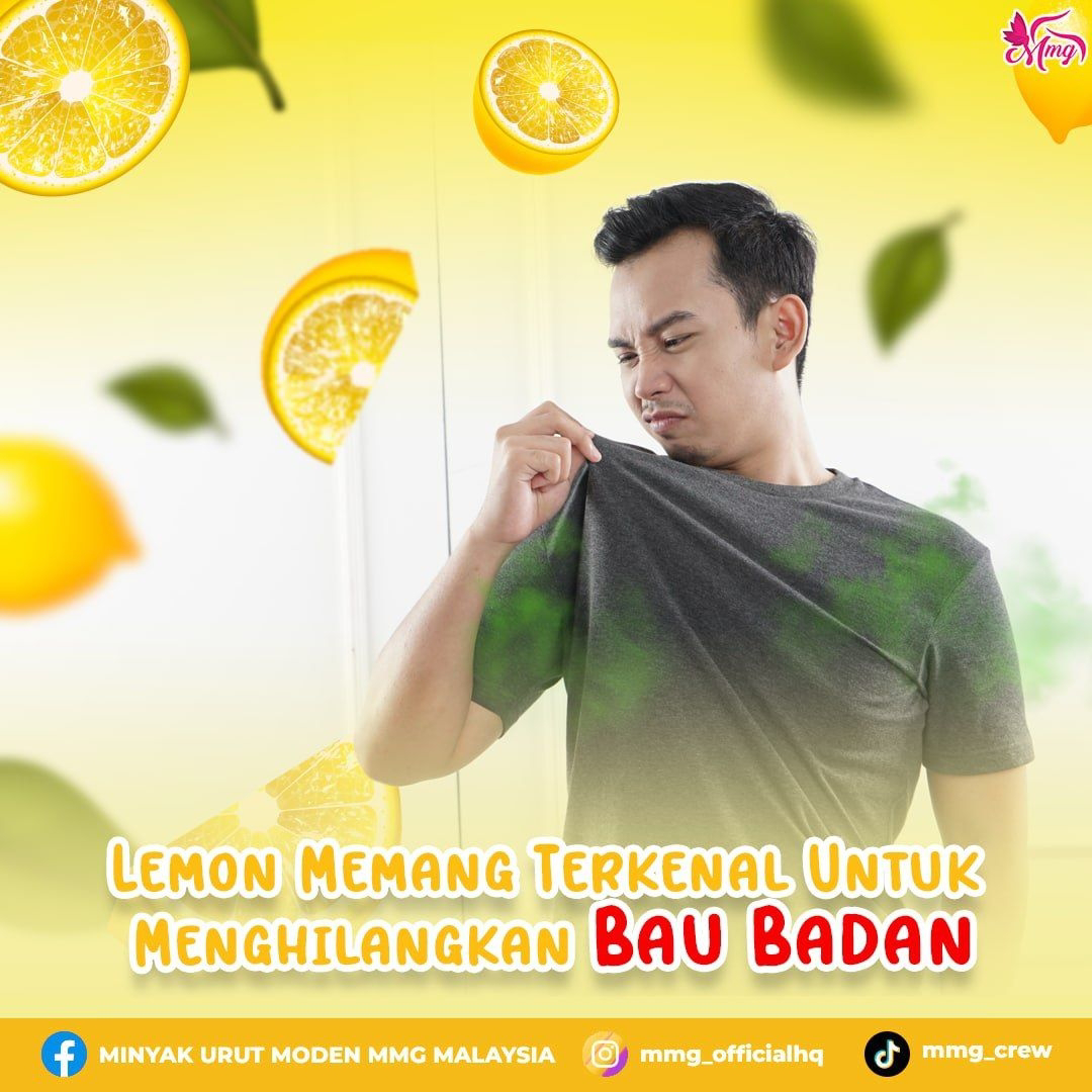 Atasi masalah lesu dan bau badan dengan benda ni.