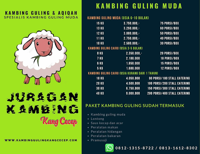 Harga Kambing Guling di Bekasi