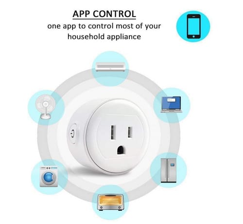 GoldenDot Smart Home Power Control Socket WiFi Mini Plug