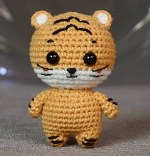 PATRON GRATIS TIGRE AMIGURUMI 49075 🐯