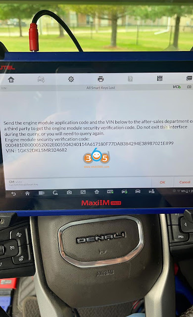 Program GM CAN FD Proximity with Autel IM508 IM608 1