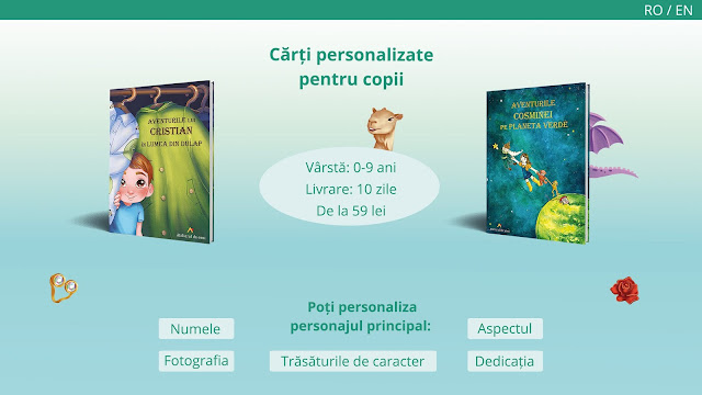 Cărți personalizate pentru copii de toate vârstele
