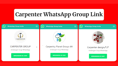Carpenter WhatsApp Groups